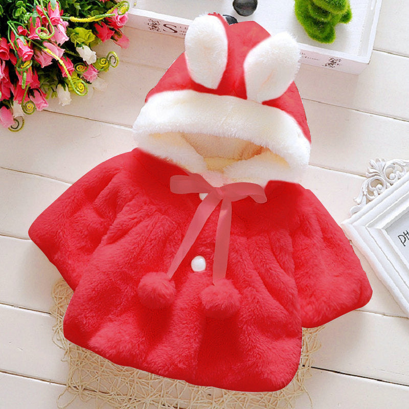 Winter Children's Dress Cloak Women