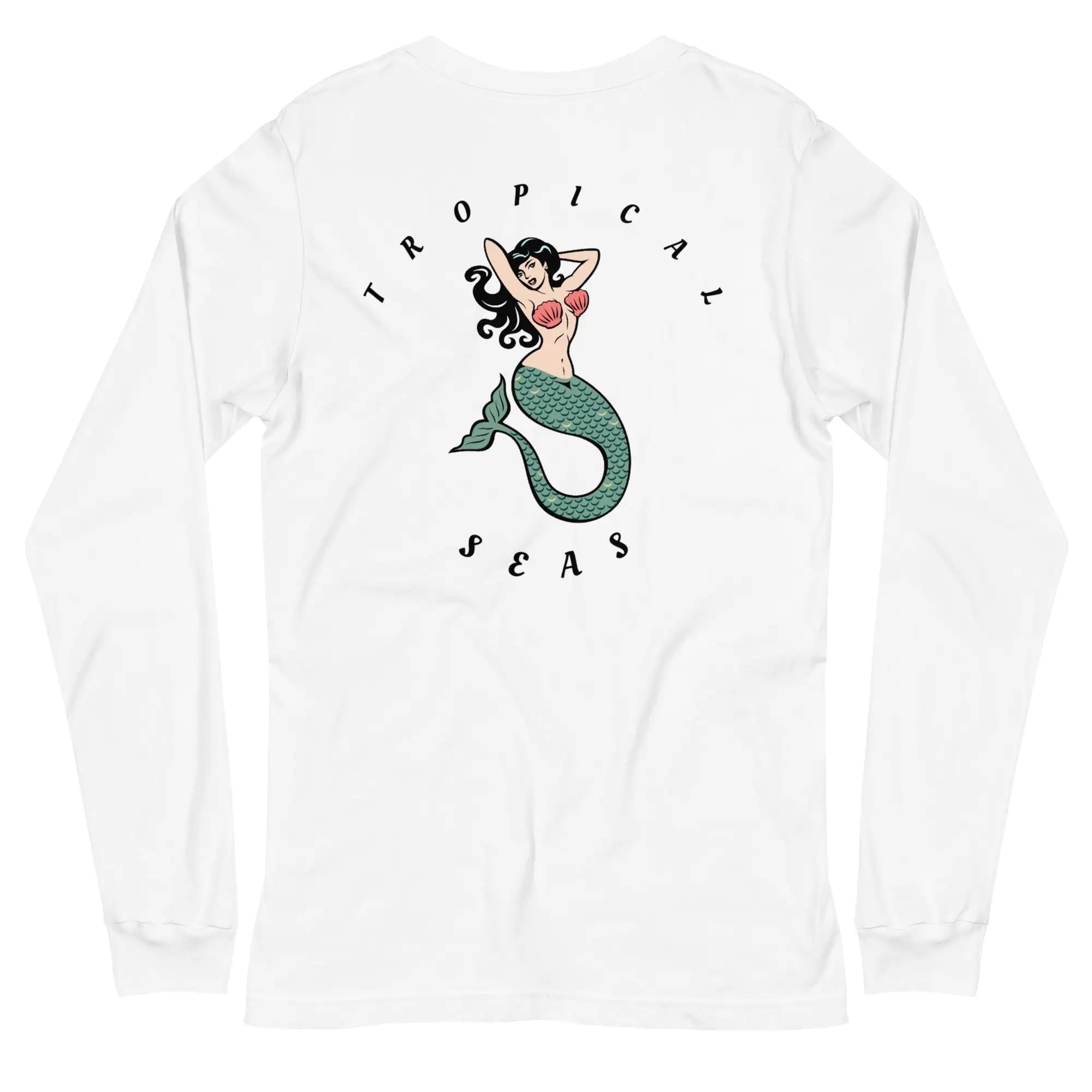 Tropical Mermaid Long Sleeve Shirt