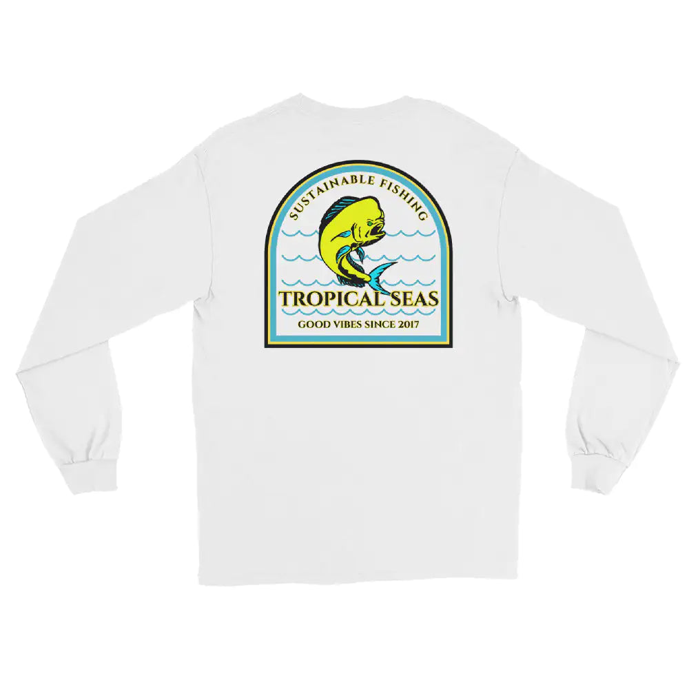 Men's Sustainable Fishing Mahi Mahi Long Sleeve Shirt