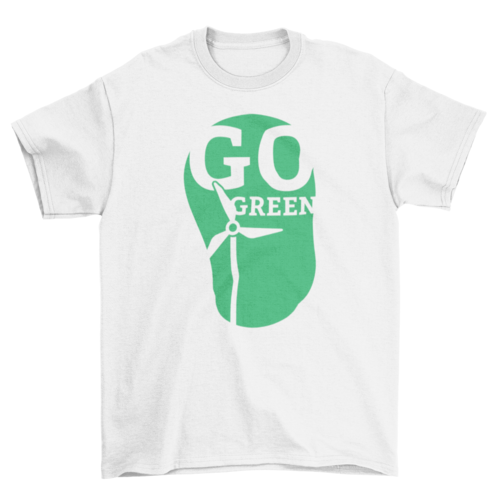 Go green t-shirt