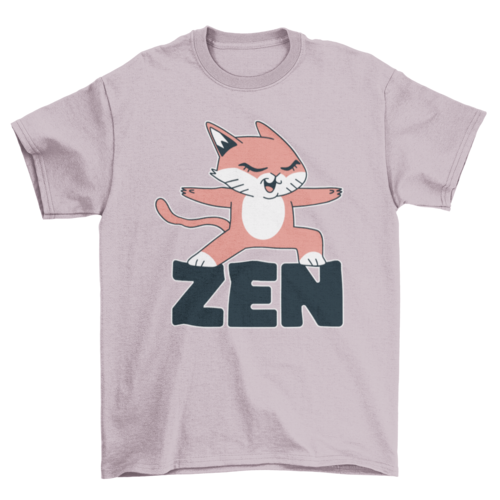 Zen cat t-shirt