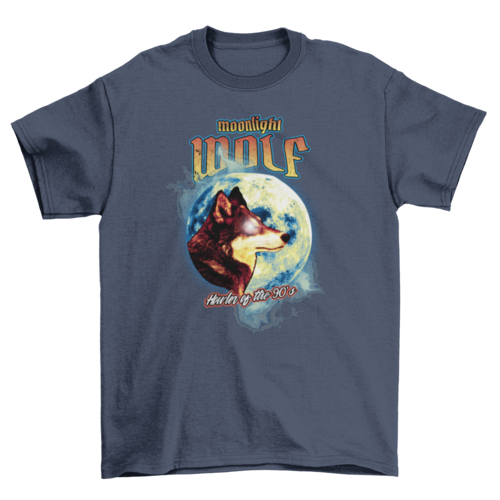 90's wolf t-shirt