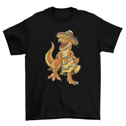 Mexican t-rex t-shirt