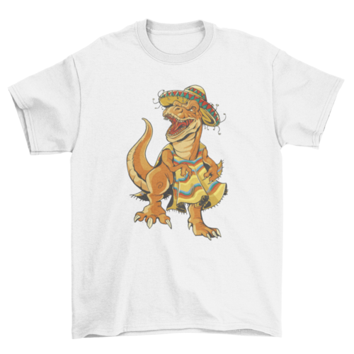 Mexican t-rex t-shirt