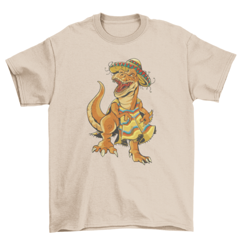 Mexican t-rex t-shirt