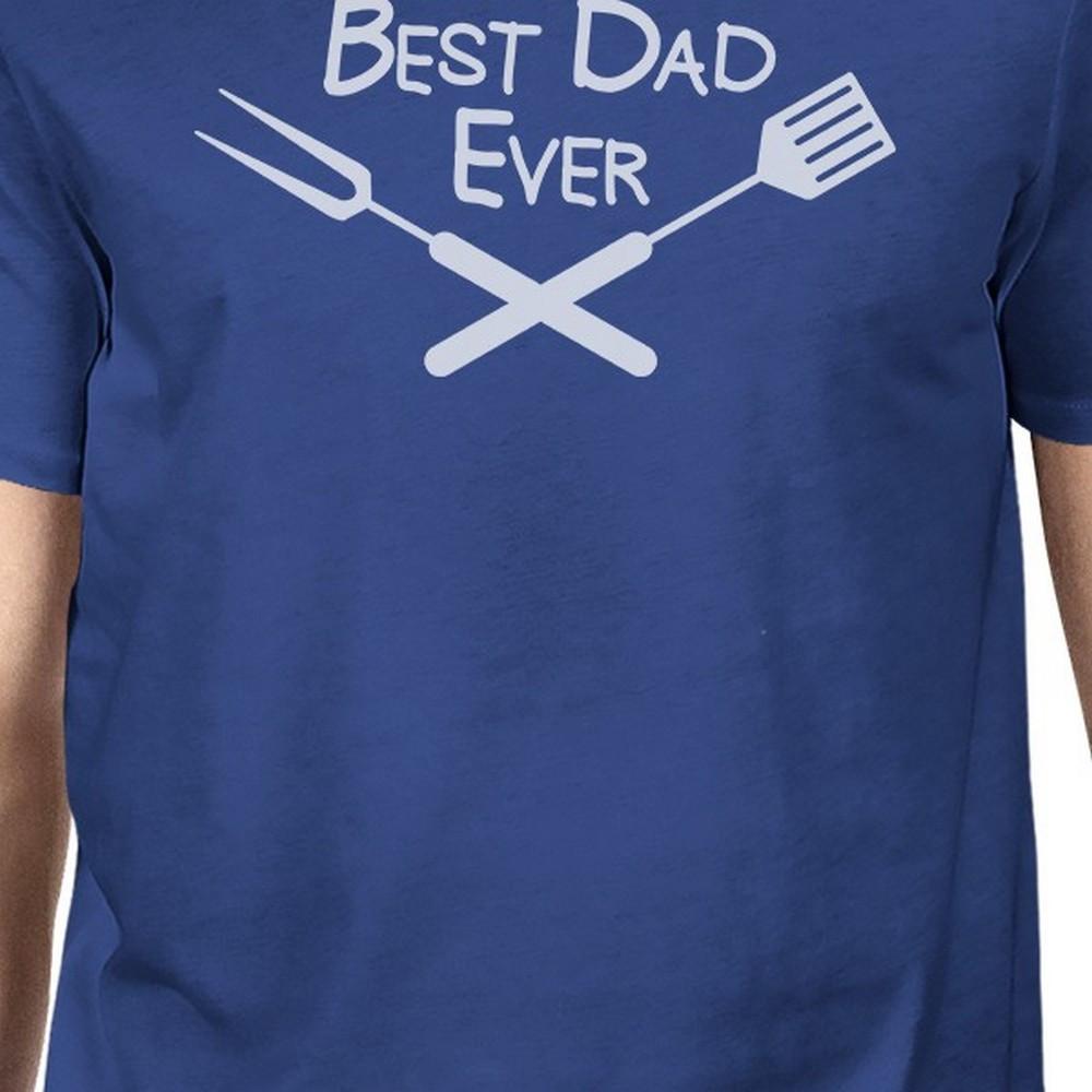 Best Bbq Dad Blue Graphic T-shirt