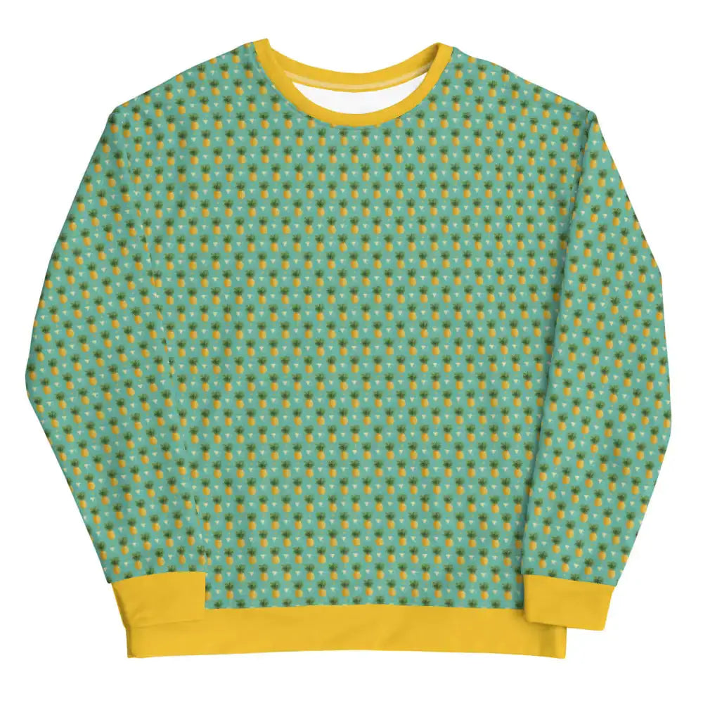 Women's Tropical Pineapple Print Sweatshirt